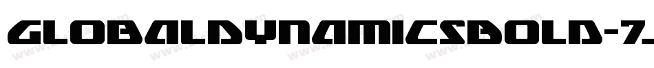 GlobalDynamicsBold-7JwV字体转换