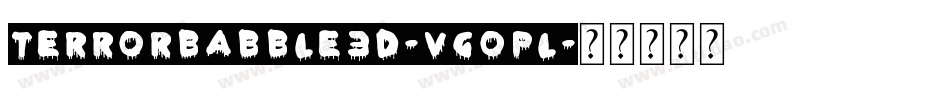 TerrorBabble3D-VGOpl字体转换
