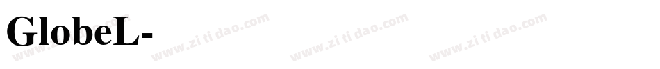GlobeL字体转换