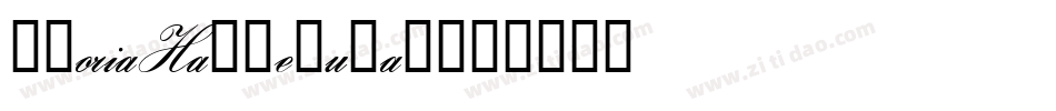 GloriaHallelujah字体转换