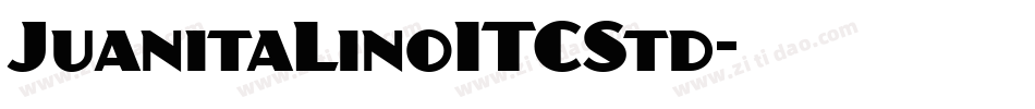JuanitaLinoITCStd字体转换