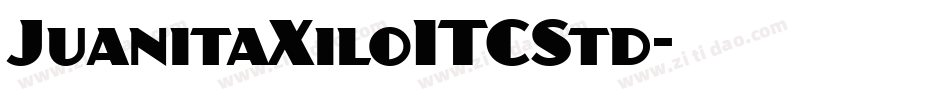 JuanitaXiloITCStd字体转换