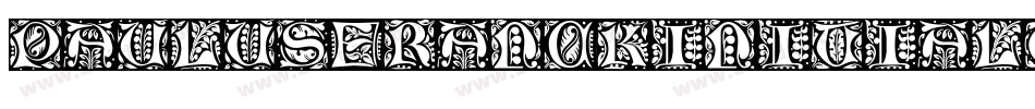 PaulusFranckInitialen字体转换
