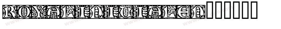 RoyalInitialen字体转换