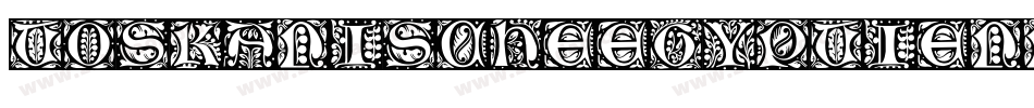 ToskanischeEgyptienneInitialen字体转换