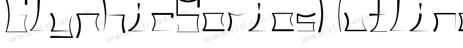 GlyphicSeriesOutlineItalic字体转换