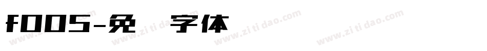 f005字体转换