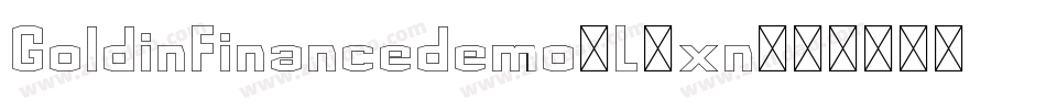 GoldinFinancedemo-L4xn字体转换 GoldinFinancedemo-L4xn字体转换