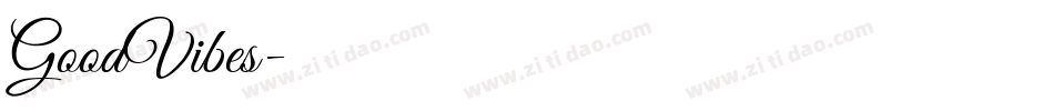 GoodVibes字体转换