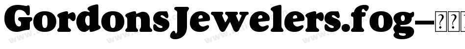 GordonsJewelers.fog字体转换