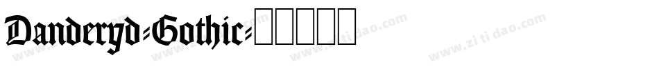 Danderyd-Gothic字体转换