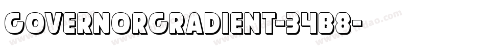 GovernorGradient-34B8字体转换