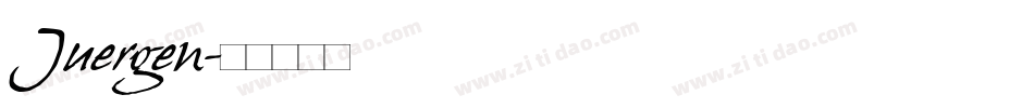 Juergen字体转换