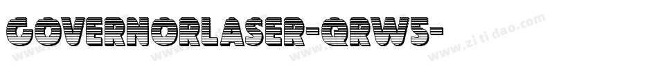 GovernorLaser-qrw5字体转换