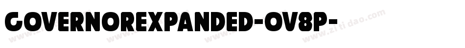 GovernorExpanded-Ov8p字体转换