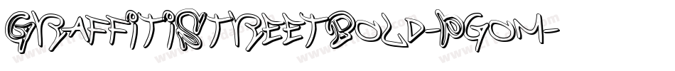 GraffitiStreetBold-Pgom字体转换 GraffitiStreetBold-Pgom字体转换