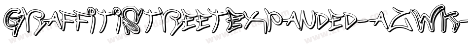 GraffitiStreetExpanded-azWK字体转换 GraffitiStreetExpanded-azWK字体转换