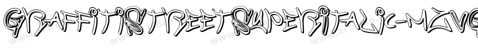 GraffitiStreetSuperItalic-mzVG字体转换 GraffitiStreetSuperItalic-mzVG字体转换