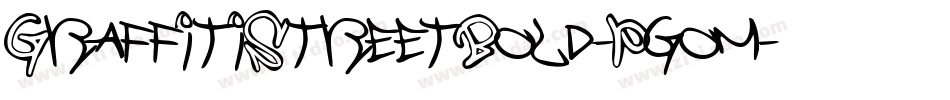 GraffitiStreetBold-Pgom字体转换 GraffitiStreetBold-Pgom字体转换