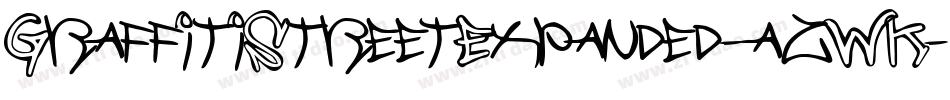 GraffitiStreetExpanded-azWK字体转换 GraffitiStreetExpanded-azWK字体转换