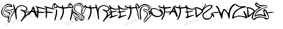 GraffitiStreetRotated2-wzdZ字体转换 GraffitiStreetRotated2-wzdZ字体转换