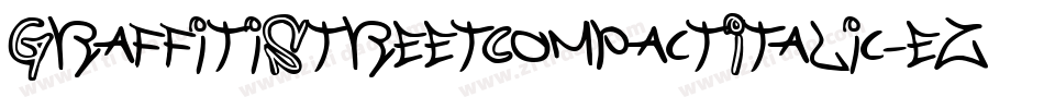 GraffitiStreetCompactItalic-ez5m字体转换 GraffitiStreetCompactItalic-ez5m字体转换
