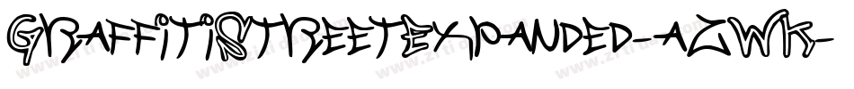 GraffitiStreetExpanded-azWK字体转换 GraffitiStreetExpanded-azWK字体转换