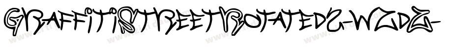GraffitiStreetRotated2-wzdZ字体转换 GraffitiStreetRotated2-wzdZ字体转换