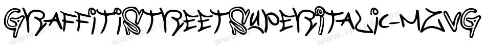 GraffitiStreetSuperItalic-mzVG字体转换 GraffitiStreetSuperItalic-mzVG字体转换