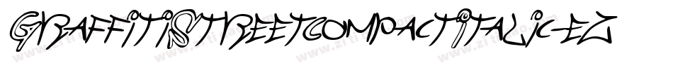 GraffitiStreetCompactItalic-ez5m字体转换 GraffitiStreetCompactItalic-ez5m字体转换
