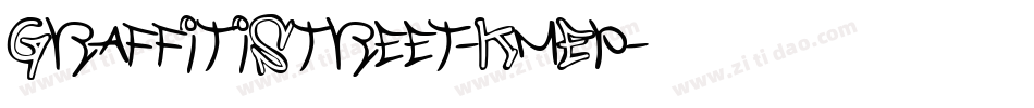 GraffitiStreet-KmEp字体转换