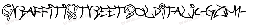 GraffitiStreetBoldItalic-gzm1字体转换