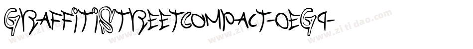 GraffitiStreetCompact-0eG9字体转换