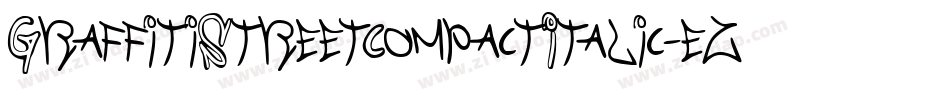 GraffitiStreetCompactItalic-ez5m字体转换 GraffitiStreetCompactItalic-ez5m字体转换