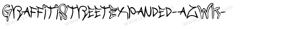 GraffitiStreetExpanded-azWK字体转换 GraffitiStreetExpanded-azWK字体转换