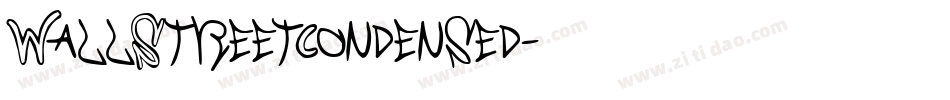 WallStreetCondensed字体转换
