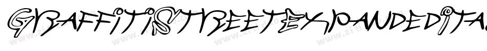 GraffitiStreetExpandedItalic-EM9W字体转换