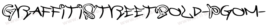 GraffitiStreetBold-Pgom字体转换 GraffitiStreetBold-Pgom字体转换