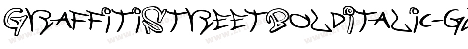GraffitiStreetBoldItalic-gzm1字体转换
