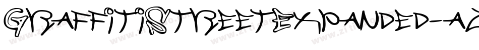 GraffitiStreetExpanded-azWK字体转换 GraffitiStreetExpanded-azWK字体转换