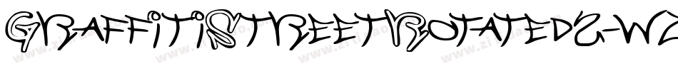 GraffitiStreetRotated2-wzdZ字体转换 GraffitiStreetRotated2-wzdZ字体转换