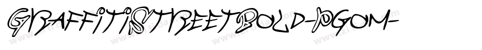 GraffitiStreetBold-Pgom字体转换 GraffitiStreetBold-Pgom字体转换