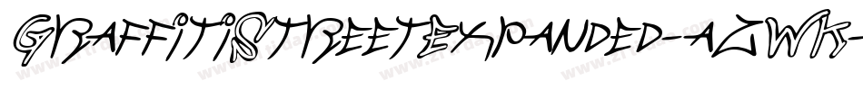GraffitiStreetExpanded-azWK字体转换 GraffitiStreetExpanded-azWK字体转换