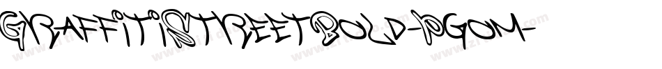 GraffitiStreetBold-Pgom字体转换 GraffitiStreetBold-Pgom字体转换