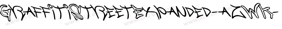 GraffitiStreetExpanded-azWK字体转换 GraffitiStreetExpanded-azWK字体转换