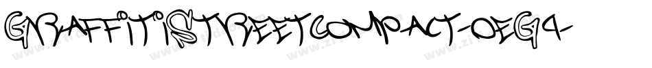 GraffitiStreetCompact-0eG9字体转换