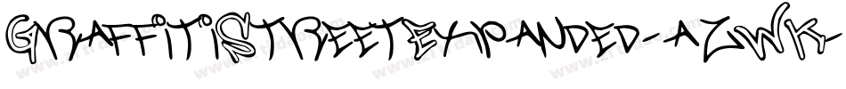 GraffitiStreetExpanded-azWK字体转换 GraffitiStreetExpanded-azWK字体转换