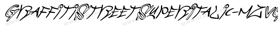 GraffitiStreetSuperItalic-mzVG字体转换 GraffitiStreetSuperItalic-mzVG字体转换