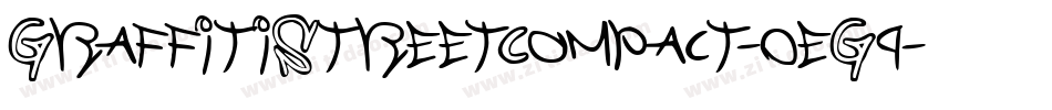 GraffitiStreetCompact-0eG9字体转换