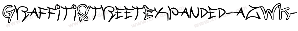 GraffitiStreetExpanded-azWK字体转换 GraffitiStreetExpanded-azWK字体转换